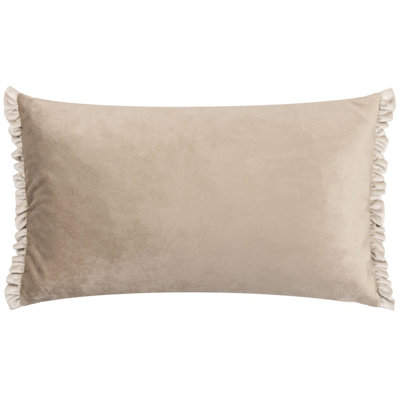 Wylder Tilly Velvet Reversible Feather Filled Cushion from B&Q