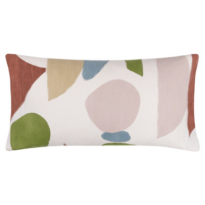 HÖEM Hoem Meta Abstract 100% Cotton Polyester Filled Cushion from B&Q
