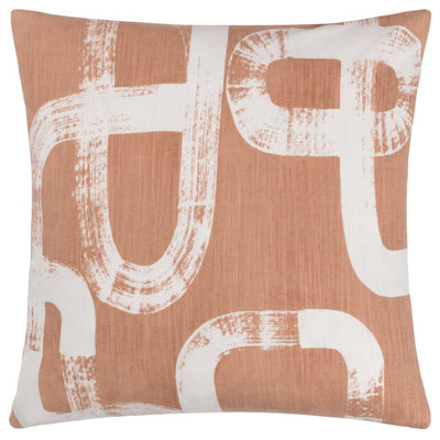 HÖEM Hoem Tuba Abstract 100% Cotton Polyester Filled Cushion from B&Q