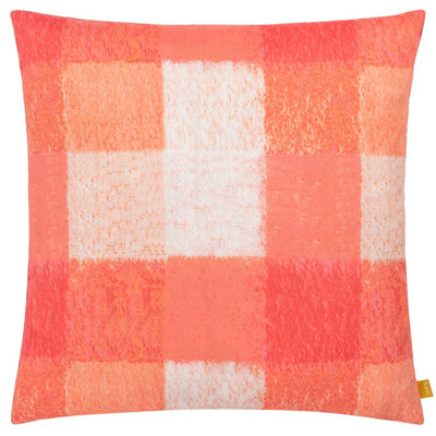 Furn. Alma Check Polyester Filled Cushion from B&Q