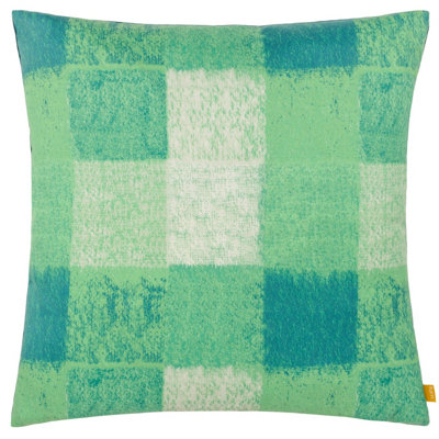 Furn. Alma Check Polyester Filled Cushion from B&Q