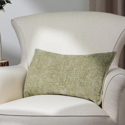 Evans Lichfield Buxton Reversible Feather Filled Cushion from B&Q