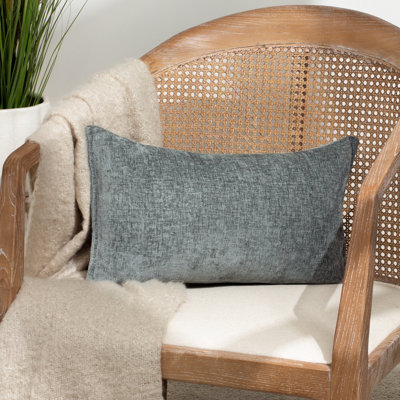 Evans Lichfield Buxton Reversible Feather Filled Cushion from B&Q