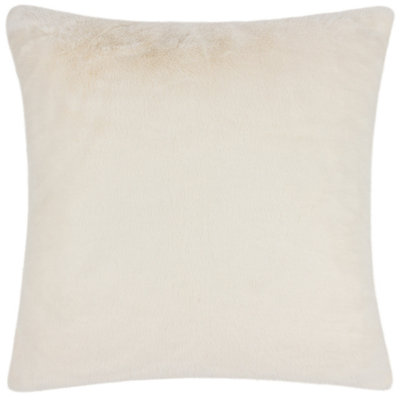 Paoletti Stanza Faux Fur Feather Filled Cushion from B&Q