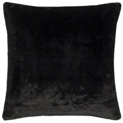 Paoletti Stanza Faux Fur Feather Filled Cushion from B&Q