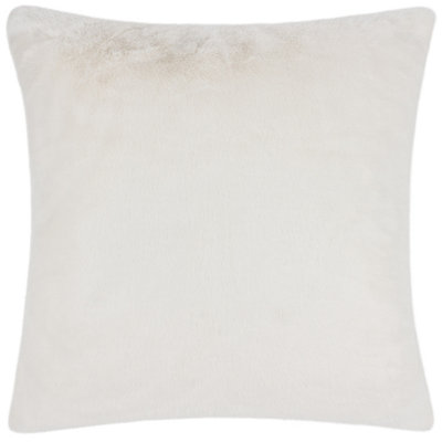 Paoletti Stanza Faux Fur Feather Filled Cushion from B&Q