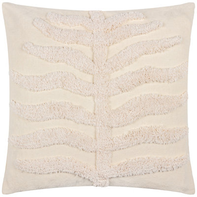 Furn. Dakota Tufted 100% Cotton Polyester Filled Cushion from B&Q