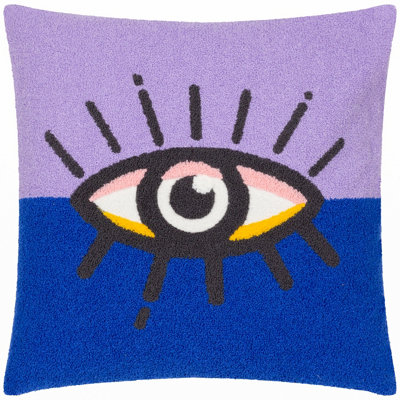 B&Q -  All Eyes On You Boucle Feather Filled Cushion