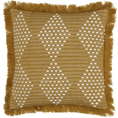 Furn. Kadie Outdoor/indoor Woven Feather Filled Cushion from B&Q