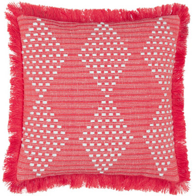 Furn. Kadie Outdoor/indoor Woven Feather Filled Cushion from B&Q