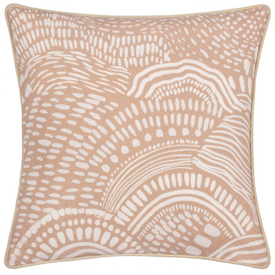HÖEM Hoem Nola Abstract Piped Polyester Filled Cushion from B&Q