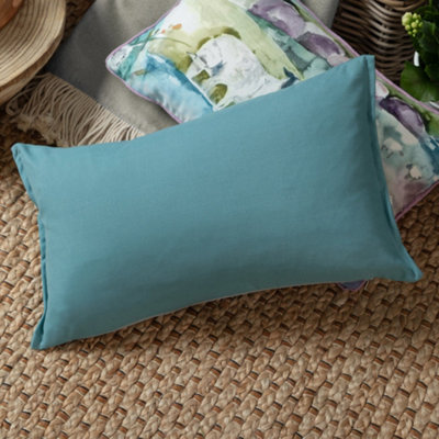 Voyage Maison Voyage Alfresco Outdoor Rectangular Polyester Filled CushionTeal50 X 50Cm from B&Q