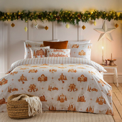 Furn. Gretel Brushed Cotton Duvet SetDoubleCream from B&Q