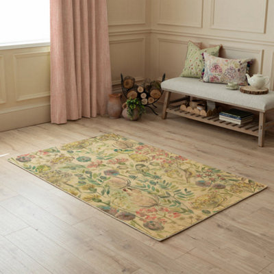 Voyage Maison Voyage Morning Chorus Printed Wool RugBlue120 X 180Cm from B&Q