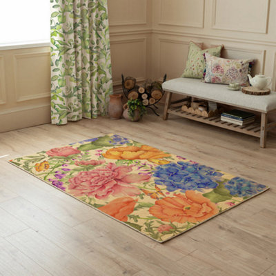 Voyage Maison Voyage Idalia Printed Wool RugFuchsia120 X 180Cm from B&Q