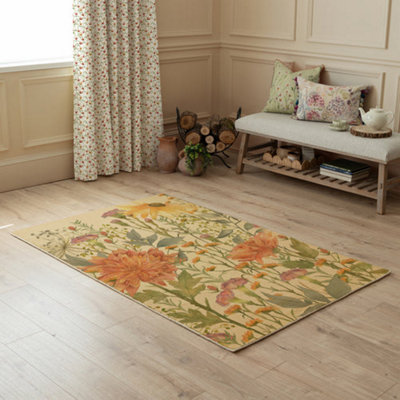 Voyage Maison Voyage Delamere Printed Wool RugLinen120 X 180Cm from B&Q