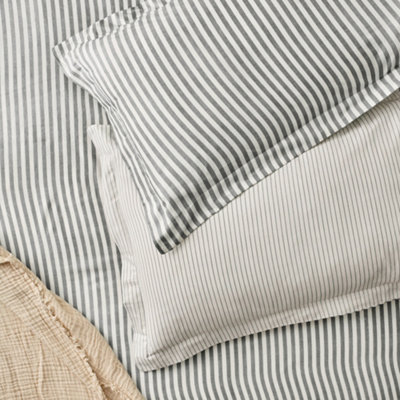Yard Hebden Mélange Stripe Pillowcase Pair