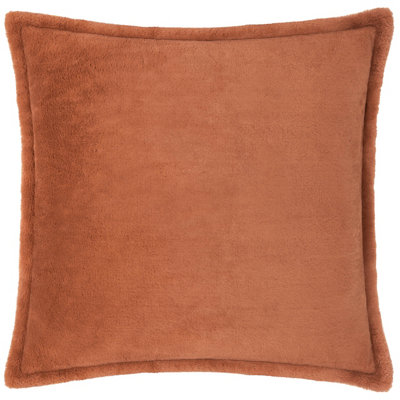 Furn. Kallu Faux Fur Mulberry Cushion Cover from B&Q