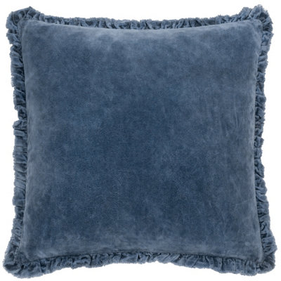 Yard Bertie Cotton Velvet Feather Rich Cushion from B&Q
