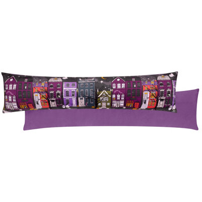 Furn. Creepy Town Velvet Draught Excluder from B&Q