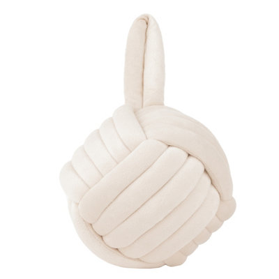 furn. Knot Natural Decorative Door Stop from B&Q