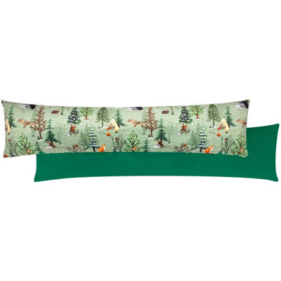Furn. Lodge Wood Velvet Draught Excluder from B&Q