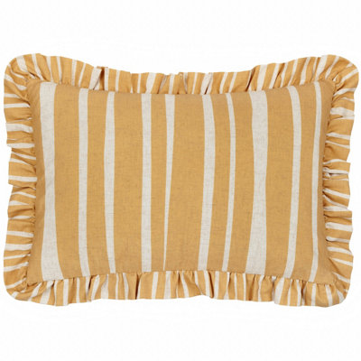 Furn. Carmon Stripe Polyester Filled Cushion from B&Q