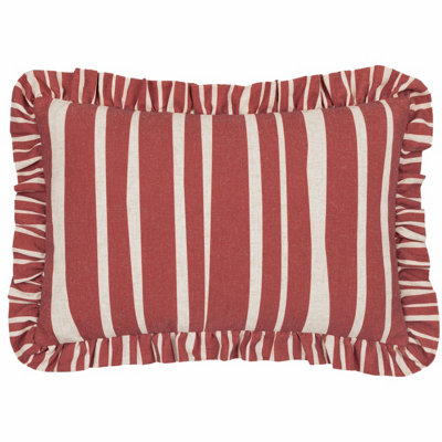 Furn. Carmon Stripe Polyester Filled Cushion from B&Q