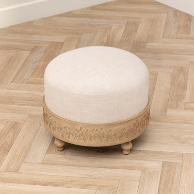 Voyage Maison Voyage Mabel Oak Wooden Footstool from B&Q