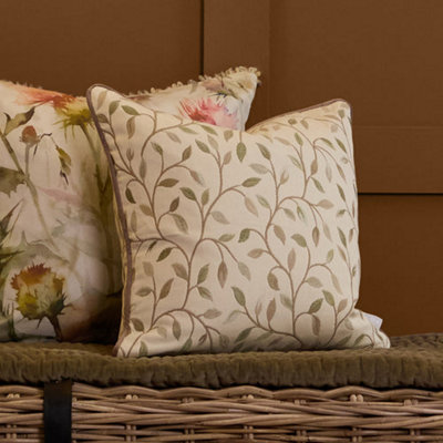 Voyage Maison Voyage Cervino Woven Jaquard Feather Filled CushionLichen43 X 43Cm from B&Q