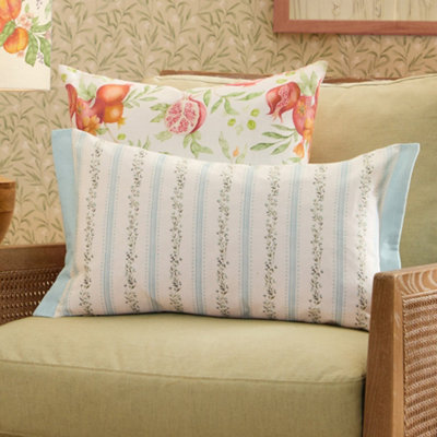 Voyage Maison Voyage Primavera Printed Feather Filled CushionSky30 X 50Cm from B&Q
