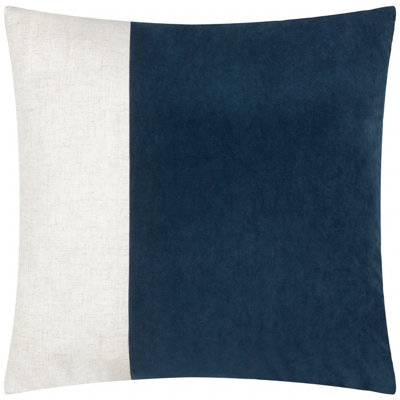 Yard Morden Soft-Washed Velvet Polyester Filled Cushion from B&Q