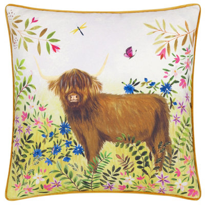 Evans Lichfield Daisy Hill Agnes Printed Cushion Cover from B&Q