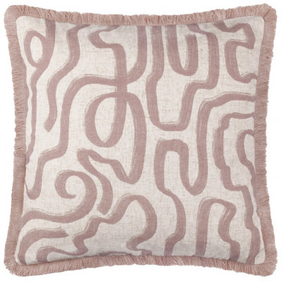 HÖEM Hoem Lina Abstract Printed Feather Filled Cushion from B&Q