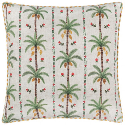 Wylder Tropics Okara Palm Printed Feather Rich Cushion from B&Q