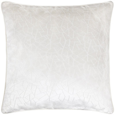 HÖEM Hoem Malans Cut Velvet Feather Rich Cushion from B&Q