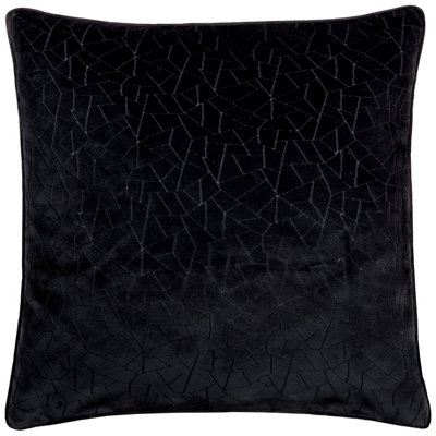 HÖEM Hoem Malans Cut Velvet Feather Rich Cushion from B&Q