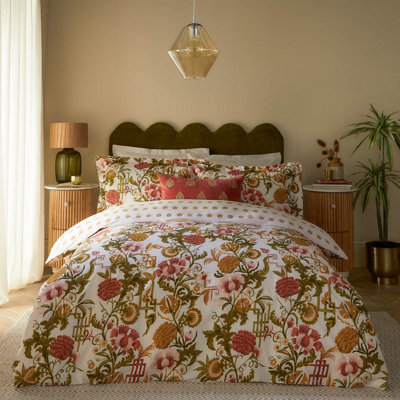 B&Q -  Seventy Three Ishana Floral Duvet Set