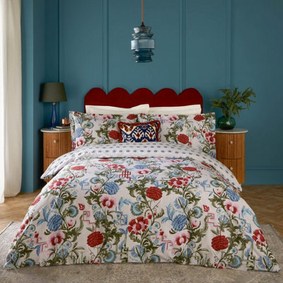 B&Q -  Seventy Three Ishana Floral Duvet Set