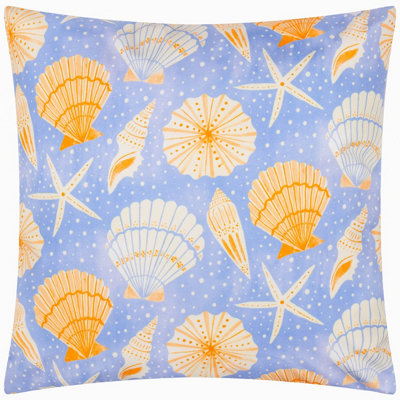 Furn. Sea Shells Striped Outdoor Cushion Cover from B&Q