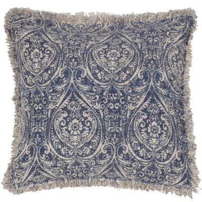B&Q -  Durelle Damask Fringed Cushion Cover