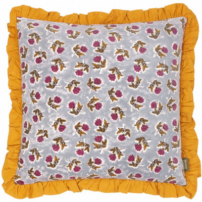 Paoletti Kemble Printed Cotton Cushion Cover from B&Q
