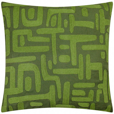 B&Q -  Hoem Brooke Embroidered Cotton Cushion Cover
