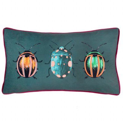 B&Q - Furn. Beetalis Piped Velvet Cushion Cover