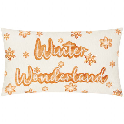 B&Q - Furn. Gretel Winter Wonderland Embroidered Cushion Cover