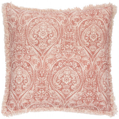 B&Q -  Durelle Damask Fringed Polyester Filled Cushion