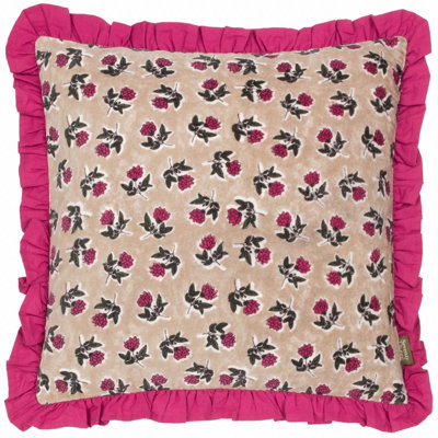 Paoletti Kemble Printed Polyester Filled Cushion from B&Q