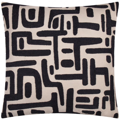 B&Q -  Hoem Brooke Embroidered Cotton Polyester Filled Cushion