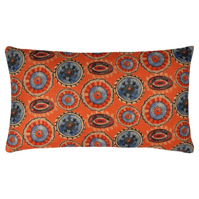 B&Q -  Akamba Tribal Paisley Feather Rich Cushion