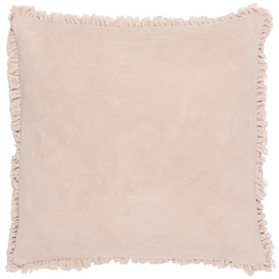 Yard Bertie Cotton Velvet Feather Rich Cushion from B&Q